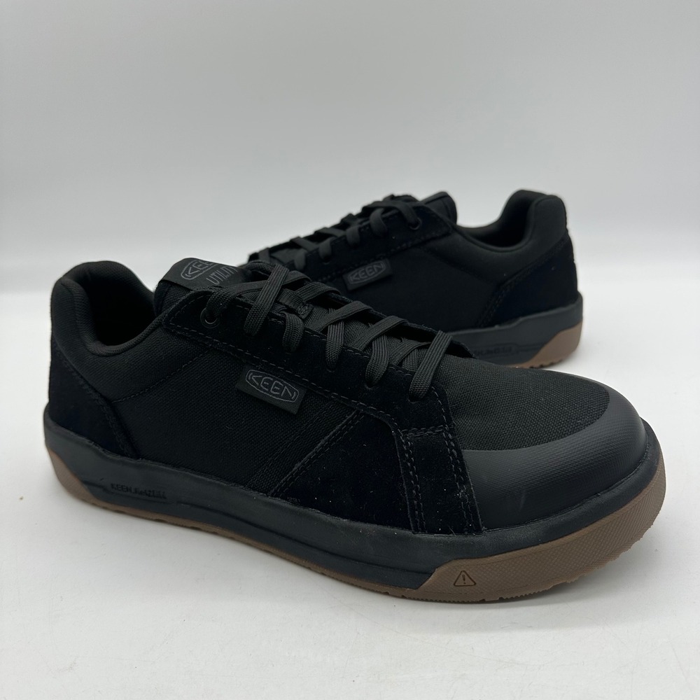 KEEN Utility Mens‎ Size 9.5 D Kenton Carbon Toe Work Sneaker Black Safety Shoes